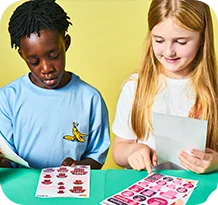 Labelled classroom items